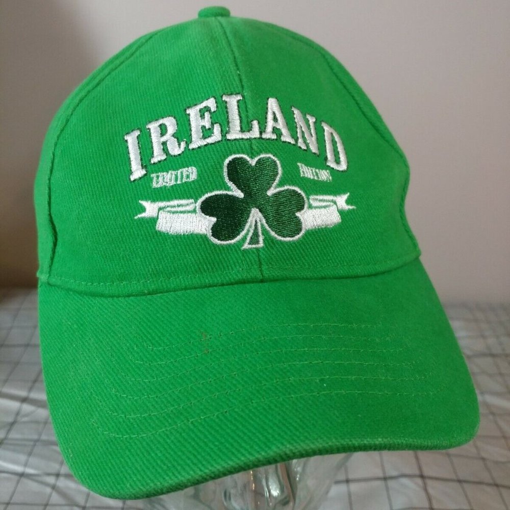Ireland Limited Edition Clover Green Hat Traditional Craftwear Cap